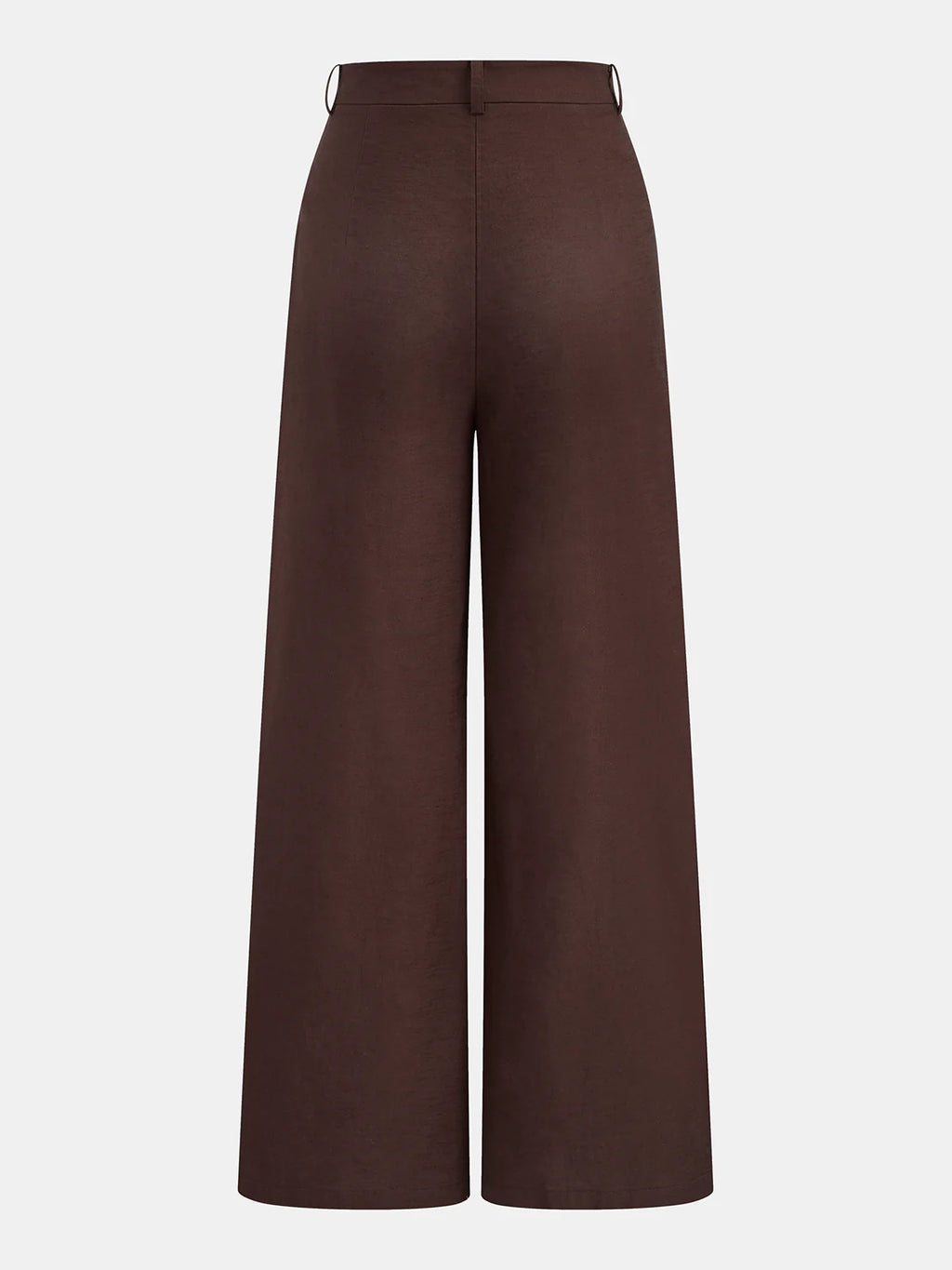 Conjunto de pantalón y top halter abotonado en mezcla de lino y algodón