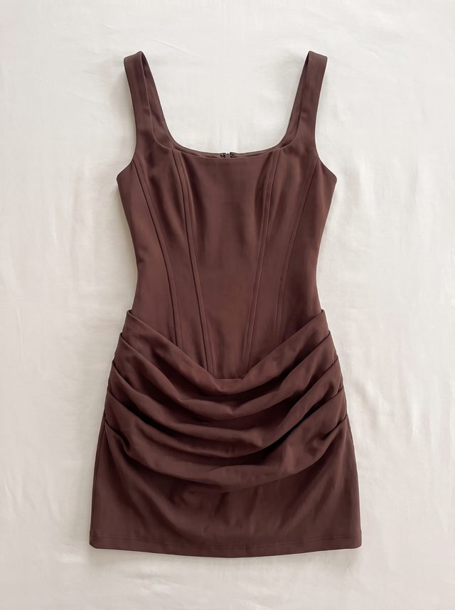 Vestido fruncido