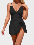Traje de baño tipo vestido con control de abdomen